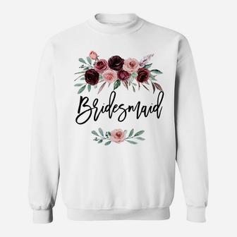 Bridal Shower Wedding Gift For Bridesmaid Maid Of Honor Sweatshirt | Crazezy UK
