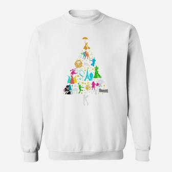 Broadway Musical Theatre Christmas Tree Funny Xmas Sweatshirt | Crazezy AU