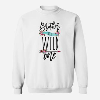 Brother Of A Wild One Shirt Boho 1St Birthday Family Theme Sweatshirt | Crazezy