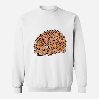 Brown Hedgehog Sweatshirt | Crazezy