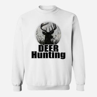 Buck Deer Hunting Camouflage Design Deer Head Sweatshirt | Crazezy DE