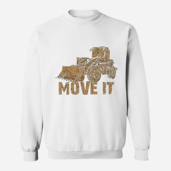 Bulldozer Move It Truck Sweatshirt - Thegiftio
