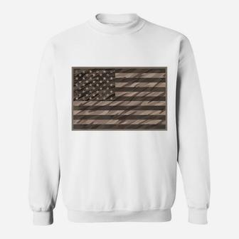 Camouflage Usa Flag Patriotic Desert Cammo Pattern Design Sweatshirt | Crazezy CA
