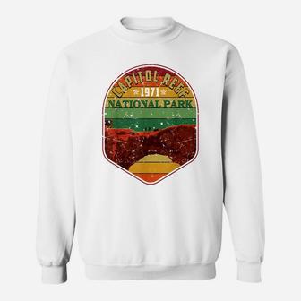 Capitol Reef National Park Camping Lover Vintage Sweatshirt | Crazezy