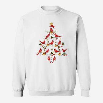 Cardinal Bird Ornament Decoration Christmas Tree Xmas Gifts Sweatshirt Sweatshirt | Crazezy CA