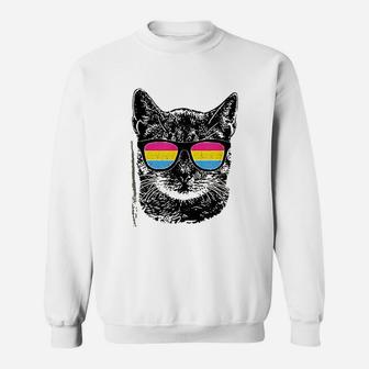 Cat And Sunglasses Sweatshirt | Crazezy CA