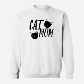 Cat Mom Mother Of Cats For Mothers Day Sweatshirt | Crazezy UK