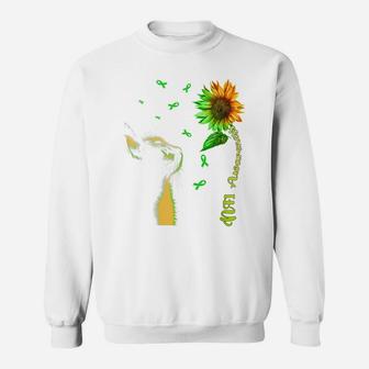 Cat Sunflower Nf1 Awareness Sweatshirt | Crazezy