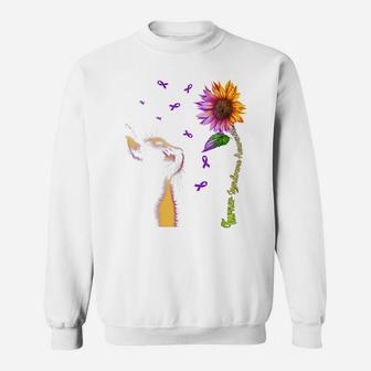 Cat Sunflower Turner Syndrome Awareness Sweatshirt | Crazezy UK