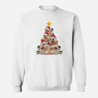 Cavachon Christmas Tree Funny Dog Lover Gifts Xmas Pajamas Sweatshirt | Crazezy