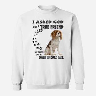 Cavalier King Charles Spaniel Quote Mom, Ckcs Dad, Cavie Dog Sweatshirt | Crazezy