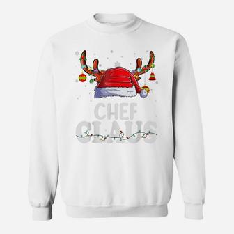 Chef Santa Claus Christmas Pajamas Funny Matching Costume Sweatshirt | Crazezy