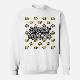 Christmas Chicken Nuggets Sweatshirt Sweatshirt | Crazezy AU