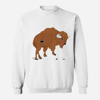 Cool Bison Animal Sweatshirt | Crazezy