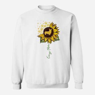 Corgi Mom Sunflower Corgi Lover Gifts Dog Mom Mama Sweatshirt | Crazezy