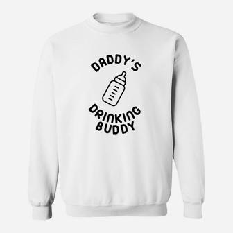 Crazy Bros Daddys Drinking Buddy Funny Cute Sweatshirt | Crazezy CA