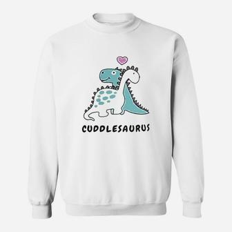 Cuddlesaurus Mommy Sweatshirt | Crazezy