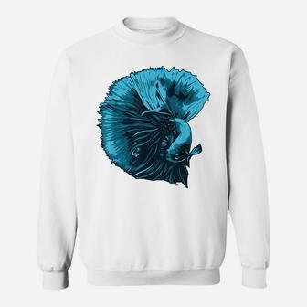 Cute Betta Fish I Sea Animal Ocean Aquarium Owner Sweatshirt | Crazezy