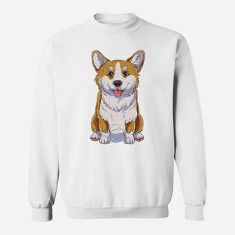 Cute Corgi - Funny Dog Gift For Corgi Lovers Sweatshirt | Crazezy