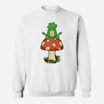 Cute Frog Mushroom - Frog Whisperer Sweatshirt | Crazezy AU