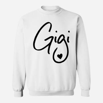 Cute Gigi Design - Mother's Day Gift Idea For Grandma Sweatshirt Sweatshirt | Crazezy CA
