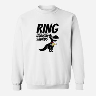 Cute Ring Bearer Dinosaur Sweatshirt | Crazezy UK