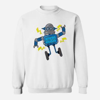 Cute Robot Sweatshirt | Crazezy CA