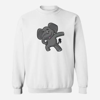 Dabbing Elephant Dab Dance Sweatshirt - Thegiftio UK