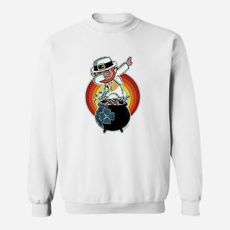 Dabbing Leprechaun Funny St Patricks Day Sweatshirt - Thegiftio UK