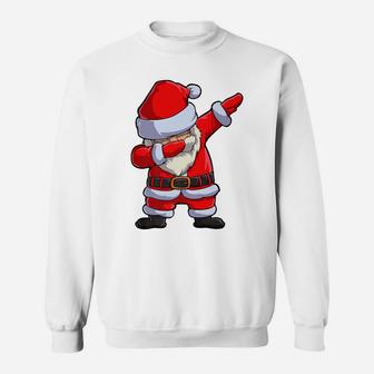 Dabbing Santa Claus Christmas Kids Boys Girls Dab Xmas Gifts Sweatshirt | Crazezy AU