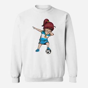 Dabbing Soccer Argentina Jersey Shirt - Argentinian Football Sweatshirt | Crazezy