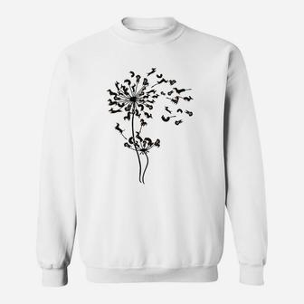 Dachshund Dandelion Art Sweatshirt | Crazezy