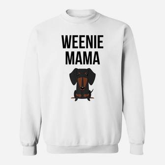 Dachshund Mom Shirt Women Weiner Dog Gift Sweatshirt | Crazezy