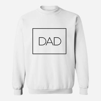 Dad First Time Father Day Present Sweatshirt | Crazezy