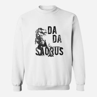 Dadasaurus Trex Funny Fathers Day Dinosaur Papa Sweatshirt | Crazezy UK