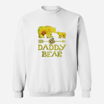 Daddy Bear Mothers Day Sunflower Family Gift Sweatshirt | Crazezy DE