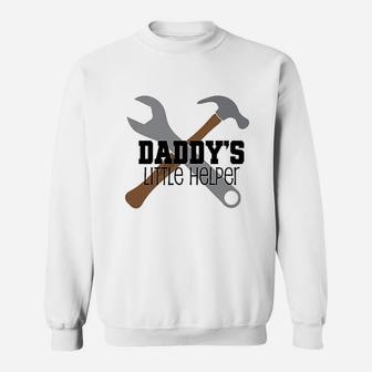Daddys Little Helper Tool Set Sweatshirt | Crazezy