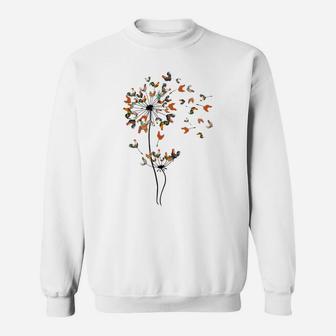 Dandelion Chicken Flower Shirt - Floral Chicken Tree Lover Sweatshirt | Crazezy UK