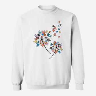 Dandelion Sign Language Flower Asl Christmas Costume Sweatshirt | Crazezy