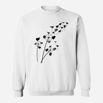 Dandelion Turkey Hunting Flower Sweatshirt | Crazezy