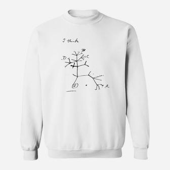 Darwin Tree Life Evolution Science Biology Nerdy Sweatshirt | Crazezy