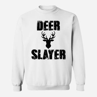 Deer Slayer Hunter Killer Buck Hunting Season Sweatshirt | Crazezy UK