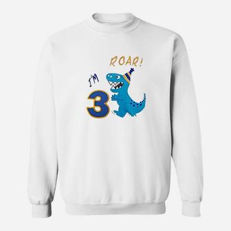 Dinosaur 3Rd Birthday Sweatshirt | Crazezy DE