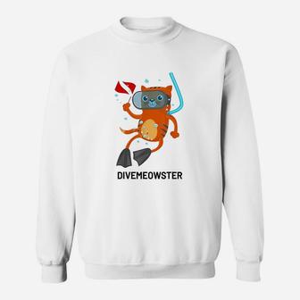 Dive Meowster Sweatshirt | Crazezy