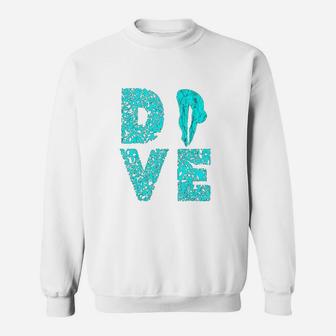 Dive Springboard Platform Diver Diving Board Aquatic Sweatshirt - Thegiftio UK