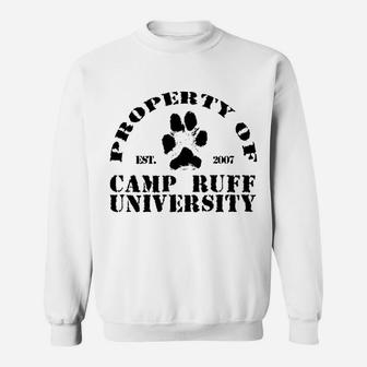 Dog Lover, Camp Ruff, Men, Women, Dog Park Apparel Sweatshirt | Crazezy DE