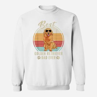 Dogs 365 Best Golden Retriever Dad Ever Fathers Day Dog Gift Sweatshirt | Crazezy UK