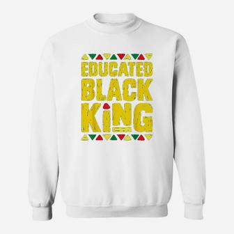 Educated Black King Sweatshirt | Crazezy DE
