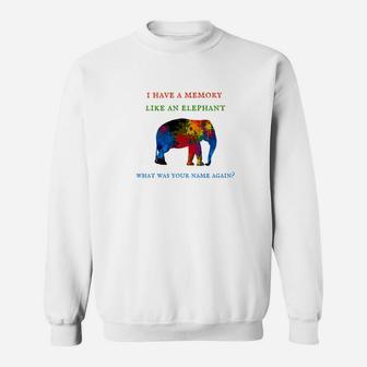 Elephant Memory Sweatshirt - Thegiftio UK