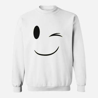 Emoticon Big Smile Face Youth Sweatshirt | Crazezy AU